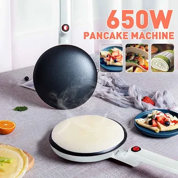 Electric Crepe Maker Pancake Machine Non-Stick Griddle Baking Frying Griddle Portable Kitchen Baking Cooking Tools 650W 220V
Electric Crepe Maker Pancake Machine Non-Stick Griddle Baking Frying Griddle Portable Kitchen Baking Cooking Tools 650W 220V