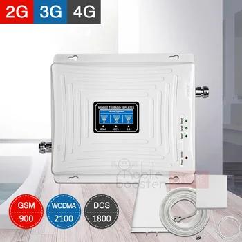 2G 3G 3G Triple band cellular booster amplifier 4G signal booster 900/1800/2100 GSM LTE UMTS Mobile Signal Repeater Amplifier
2G 3G 3G Triple band cellular booster amplifier 4G signal booster 900/1800/2100 GSM LTE UMTS Mobile Signal Repeater Amplifier