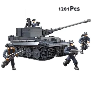 World War Military Series Germany Tiger King Tank Model Building Blocks army soldier Figures Toys For Gifts
World War Military Series Germany Tiger King Tank Model Building Blocks army soldier Figures Toys For Gifts
