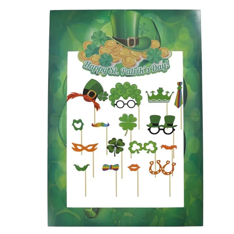 1 Set Photo Props Creative Decorative Clover Durable St. Patrik's Day Paper Beard Photo Frame Photo Prop for Woman Man Kid
1 Set Photo Props Creative Decorative Clover Durable St. Patrik's Day Paper Beard Photo Frame Photo Prop for Woman Man Kid