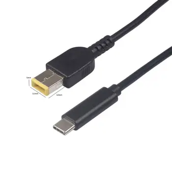 For Lenovo Thinkpad Laptop Computer Power Supply Adapter Cable Type-C Male To Square Tip Male Converter Cord
For Lenovo Thinkpad Laptop Computer Power Supply Adapter Cable Type-C Male To Square Tip Male Converter Cord