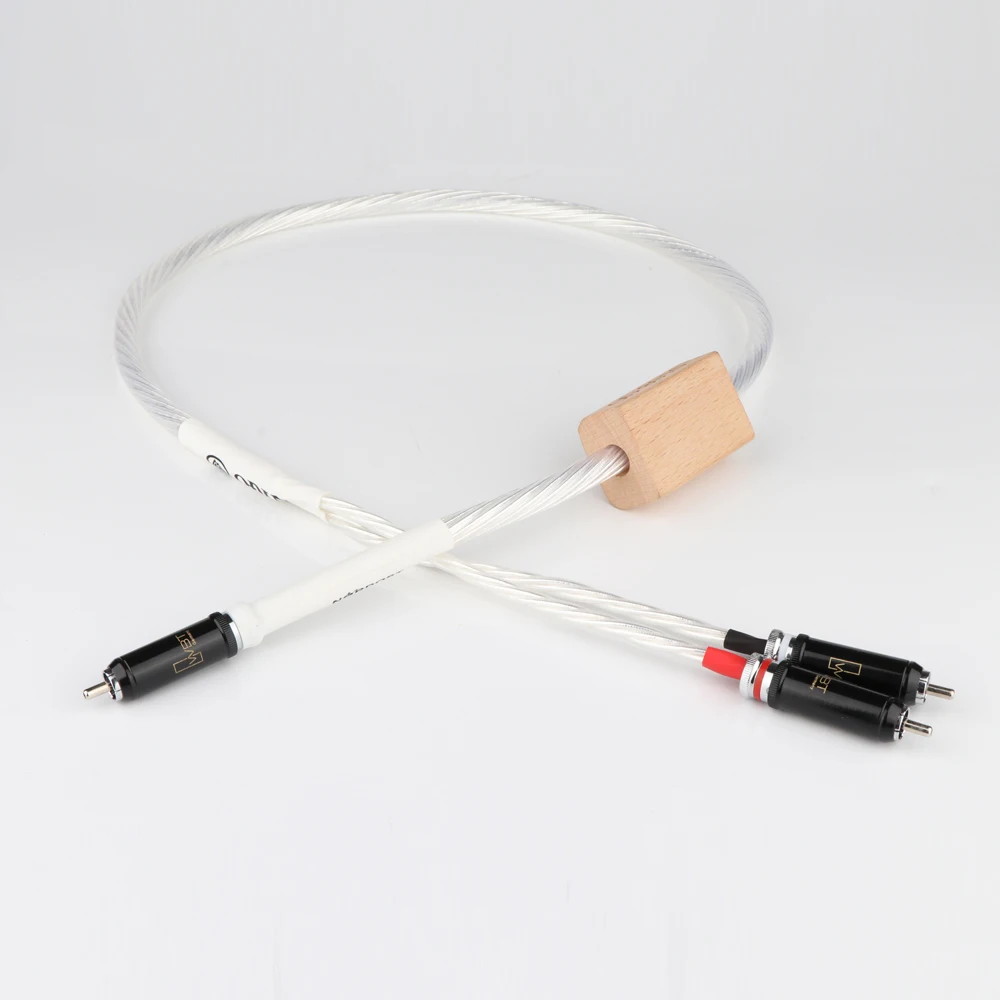 Hi-End Nordost Odin Cable RCA to 2RCA Connectors Interconnect Signal Line Hifi Audio RCA Cable 
Hi-End Nordost Odin Cable RCA to 2RCA Connectors Interconnect Signal Line Hifi Audio RCA Cable
