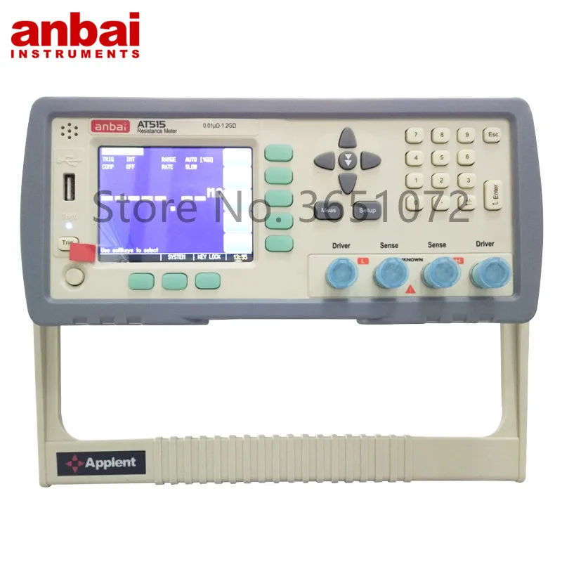 AT515 High Speed Precision Resistance Meter with RS232C and Handler interface (PLC interface)
AT515 High Speed Precision Resistance Meter with RS232C and Handler interface (PLC interface)