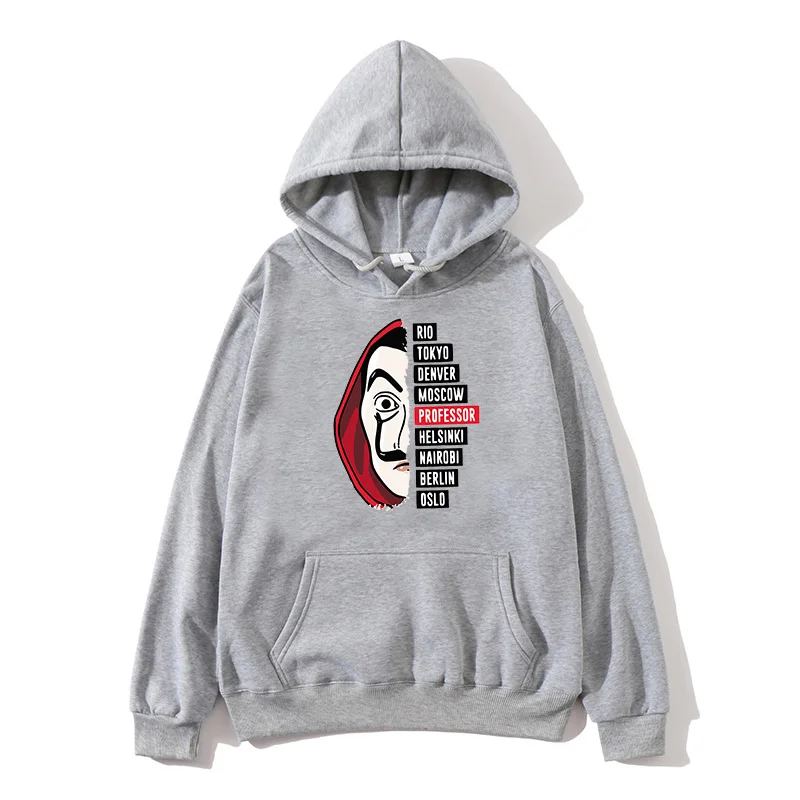 la casa de papel Printed Hoodie Men/Women Oversize Sweatshirt Spring Autumn Warm Pullover Hooded Long Sleeve Hoodies Fit/Loose
la casa de papel Printed Hoodie Men/Women Oversize Sweatshirt Spring Autumn Warm Pullover Hooded Long Sleeve Hoodies Fit/Loose