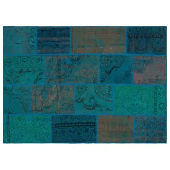 Handmade Turquoise Vintage Overdyed Patchwork Area Rug 160x230 Cm-5'3''X7'7''
Handmade Turquoise Vintage Overdyed Patchwork Area Rug 160x230 Cm-5'3''X7'7''