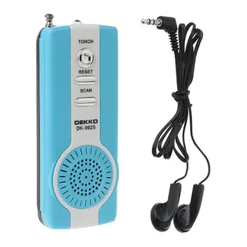 Mini Portable Auto Scan FM Radio Receiver Clip With Flashlight Earphone DK-9926 
Mini Portable Auto Scan FM Radio Receiver Clip With Flashlight Earphone DK-9926