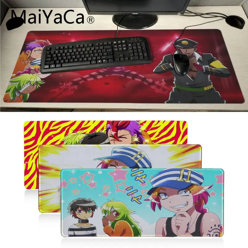 

MaiYaCa Nanbaka Office Mice Gamer Soft Mouse Pad Anti-slip Rubber Gaming Mouse Mat xl xxl 600x300mm for Lol world of warcraft