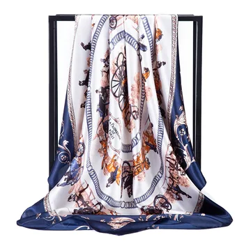 Bandana Sun-resistant Headscarf Prin Luxury Brand Soft-Style Real Silk 90cted Scarf Women Shawl scarves chiffon hijab poncho 
Bandana Sun-resistant Headscarf Prin Luxury Brand Soft-Style Real Silk 90cted Scarf Women Shawl scarves chiffon hijab poncho