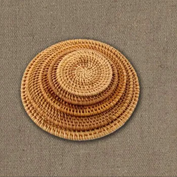 Rattan Coaster Non-slip Heat Resistant Cup Holder Cup Mat for Home Kitchen Decor (8 cm)
Rattan Coaster Non-slip Heat Resistant Cup Holder Cup Mat for Home Kitchen Decor (8 cm)