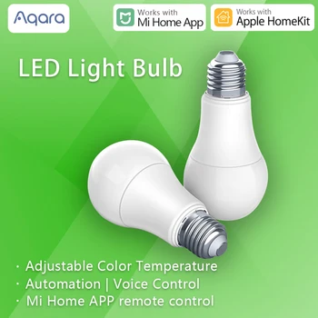 Aqara Smarthome LED Light Bulb E27 White work with Xaomi Mi mijia Home App ios HomeKit Siri zigbee Control xiami xaomi
Aqara Smarthome LED Light Bulb E27 White work with Xaomi Mi mijia Home App ios HomeKit Siri zigbee Control xiami xaomi