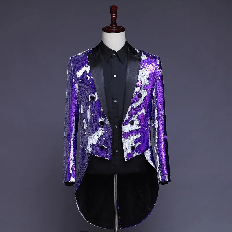 Lavender and White Sequin Tailcoat Men's Classic Jacket Dress Jacket Mens Blazers Men Dress Jackets
Lavender and White Sequin Tailcoat Men's Classic Jacket Dress Jacket Mens Blazers Men Dress Jackets