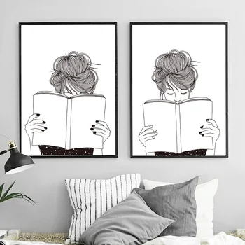 Study Girl Nordic Posters And Prints Wall Art Canvas Painting Black White Wall Pictures For Living Room Scandinavian Home Decor
Study Girl Nordic Posters And Prints Wall Art Canvas Painting Black White Wall Pictures For Living Room Scandinavian Home Decor