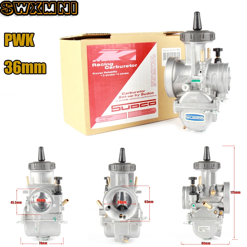 NEW 36mm PWK36 CARBURETOR FOR Quad Vent Carb TRX250R CR250 LT250 FOR 250cc or larger ATVs Go Kart Dirt Bike jet boat ...
NEW 36mm PWK36 CARBURETOR FOR Quad Vent Carb TRX250R CR250 LT250 FOR 250cc or larger ATVs Go Kart Dirt Bike jet boat ...
