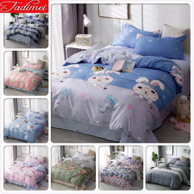 Cute Animal Rabbit Pattern Duvet Cover 3/4 Pcs Bedding Set Adult Kids Girl Soft Cotton Bed Linen Single Queen King Size 150x200
Cute Animal Rabbit Pattern Duvet Cover 3/4 Pcs Bedding Set Adult Kids Girl Soft Cotton Bed Linen Single Queen King Size 150x200