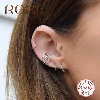 ROXI Simple 925 Sterling Silver Personalized Double-row Smooth Surface Ear Cuff Ear Clip No Piercing Clip on Earrings for Women
ROXI Simple 925 Sterling Silver Personalized Double-row Smooth Surface Ear Cuff Ear Clip No Piercing Clip on Earrings for Women