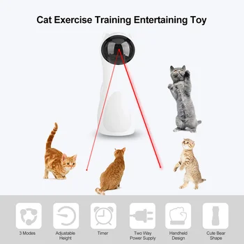 Cat Interactive Toy LED Laser Smart Teasing Pet Funny Toy Auto Rotating Cat Exercise Training Entertaining Toy USB Charge
Cat Interactive Toy LED Laser Smart Teasing Pet Funny Toy Auto Rotating Cat Exercise Training Entertaining Toy USB Charge