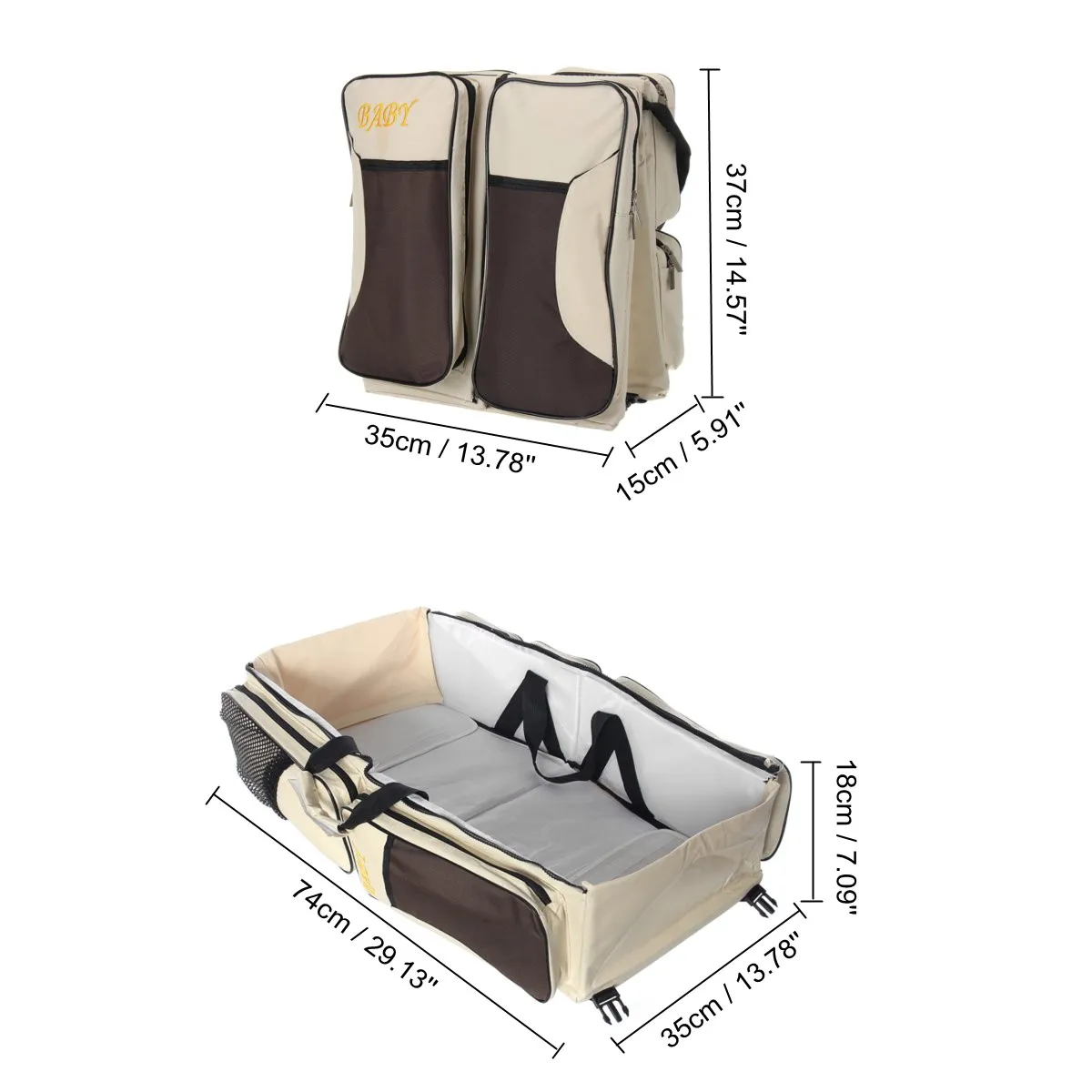 Hot Multifunctional Mummy Backpack Zipper Large Capacity Travel Maternity Bag Diaper Baby Bag Folding Nursing Bag Backpack Baby
Hot Multifunctional Mummy Backpack Zipper Large Capacity Travel Maternity Bag Diaper Baby Bag Folding Nursing Bag Backpack Baby