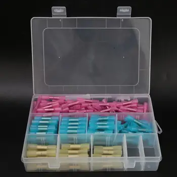 200pcs 3 Size Heat Shrink Butt Connector Insulated Waterproof Electrical Wire Terminal Esistant To Water Steam
200pcs 3 Size Heat Shrink Butt Connector Insulated Waterproof Electrical Wire Terminal Esistant To Water Steam
