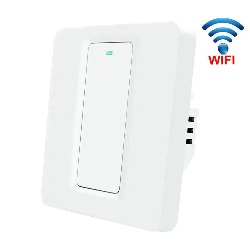 Push Button WiFi Light Switch Ewelink APP control EU standard 1/2/3 Gang wireless smart wall switch, work with alexa/google home
Push Button WiFi Light Switch Ewelink APP control EU standard 1/2/3 Gang wireless smart wall switch, work with alexa/google home