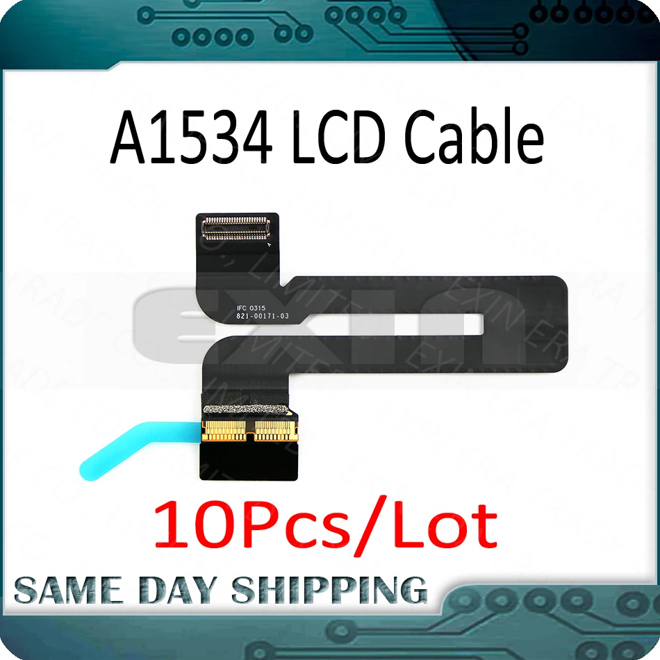 10Pcs for MacBook Retina 12" A1534 LCD LVDs Cable Display Screen Flex Cable 821-00171-03 821-00318-A 821-00510-A 2015-2017 Year
10Pcs for MacBook Retina 12" A1534 LCD LVDs Cable Display Screen Flex Cable 821-00171-03 821-00318-A 821-00510-A 2015-2017 Year