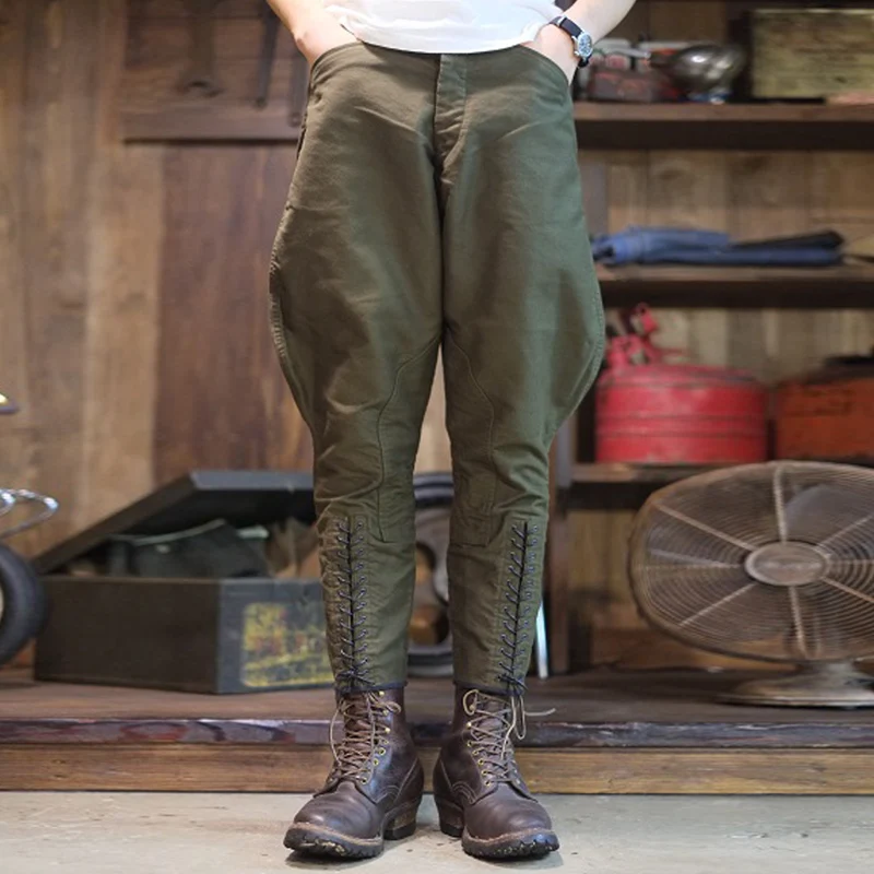 YUTU&MM self-made overalls, pure cotton breeches, retro twill cotton casual riding men's and women's same fashion 9-point pants
YUTU&MM self-made overalls, pure cotton breeches, retro twill cotton casual riding men's and women's same fashion 9-point pants