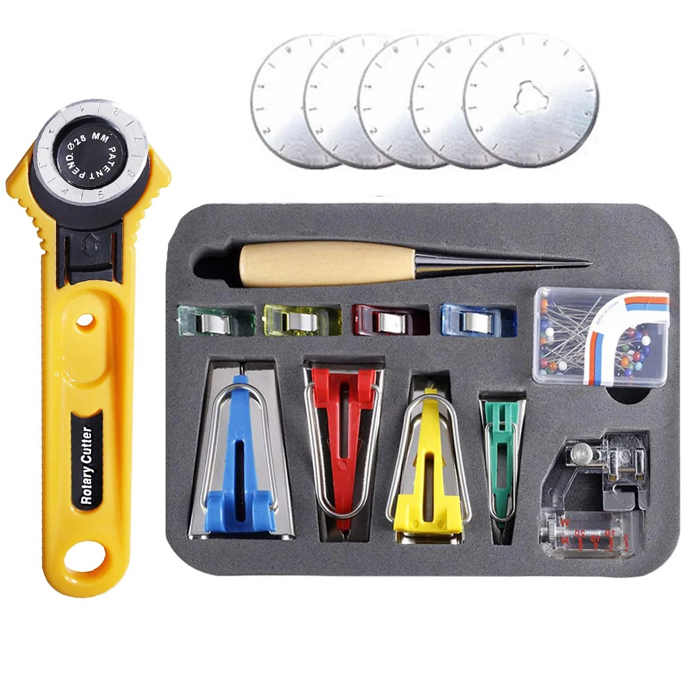 DIY Patchwork Machine Tools Binding Sew Multifunction Sewing Bias Tape Maker Set Quilting Tool
DIY Patchwork Machine Tools Binding Sew Multifunction Sewing Bias Tape Maker Set Quilting Tool