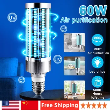 UVC Germicidal Light Ozone UV Ultraviolet Sterilizing Corn Bulb Lamp E27 Bedroom Living Room Brand New Disinfection Light
UVC Germicidal Light Ozone UV Ultraviolet Sterilizing Corn Bulb Lamp E27 Bedroom Living Room Brand New Disinfection Light