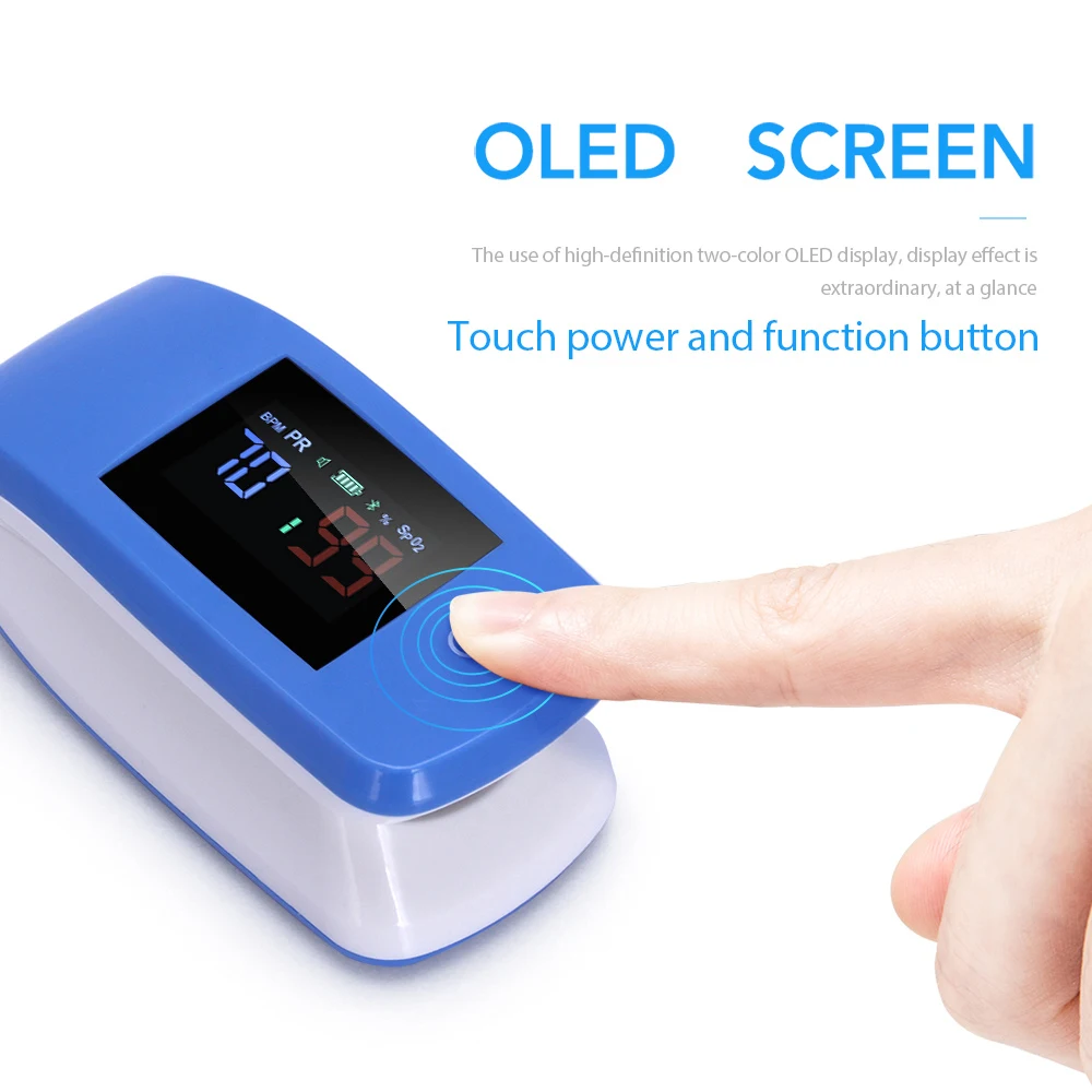 OLIECO палец Bluetooth приложение Пульсоксиметр мини SPO2 PR Oximetro бытовой цифровой