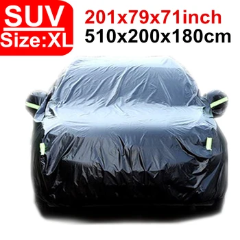 510cm 201inch 420D Rain Proof Waterproof Car Covers SUV Protect Sun UV Snow Dust For Audi Q7 DDD X5 X6 Benz GL Land Rover Range
510cm 201inch 420D Rain Proof Waterproof Car Covers SUV Protect Sun UV Snow Dust For Audi Q7 DDD X5 X6 Benz GL Land Rover Range