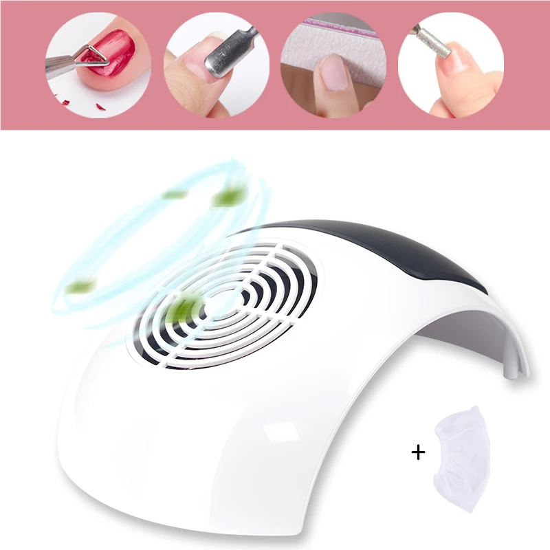 40W Powerful Nail Dust Collector Adjustable Nail Vacuum Cleaner for Manicure Machine with 2 Dust Collecting Bags Salon Nail Tool
40W Powerful Nail Dust Collector Adjustable Nail Vacuum Cleaner for Manicure Machine with 2 Dust Collecting Bags Salon Nail Tool