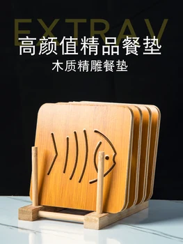 Wood Placemat Insulation Pad Creative Dining Table Cushion Plates Coaster Household Anti-scorch Mat Pot Holders Coasters Cup Mat
Wood Placemat Insulation Pad Creative Dining Table Cushion Plates Coaster Household Anti-scorch Mat Pot Holders Coasters Cup Mat