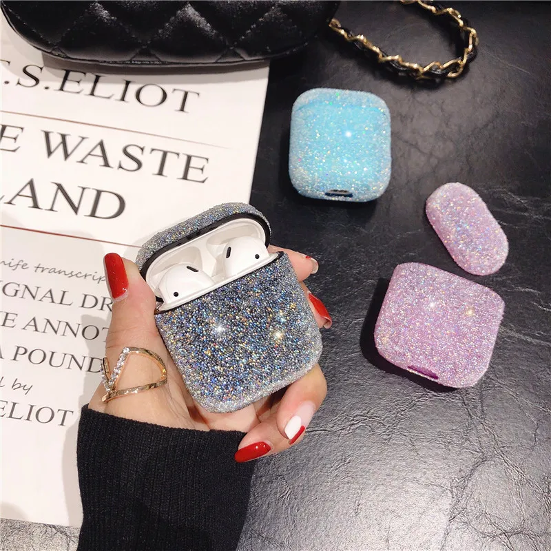 Luxury Crystal Diamond Headset Cover For IPhone Airpods 1 2 Case Wireless Bluetooth Earphone Crystal Cover For Airpods Pro Case
Luxury Crystal Diamond Headset Cover For IPhone Airpods 1 2 Case Wireless Bluetooth Earphone Crystal Cover For Airpods Pro Case