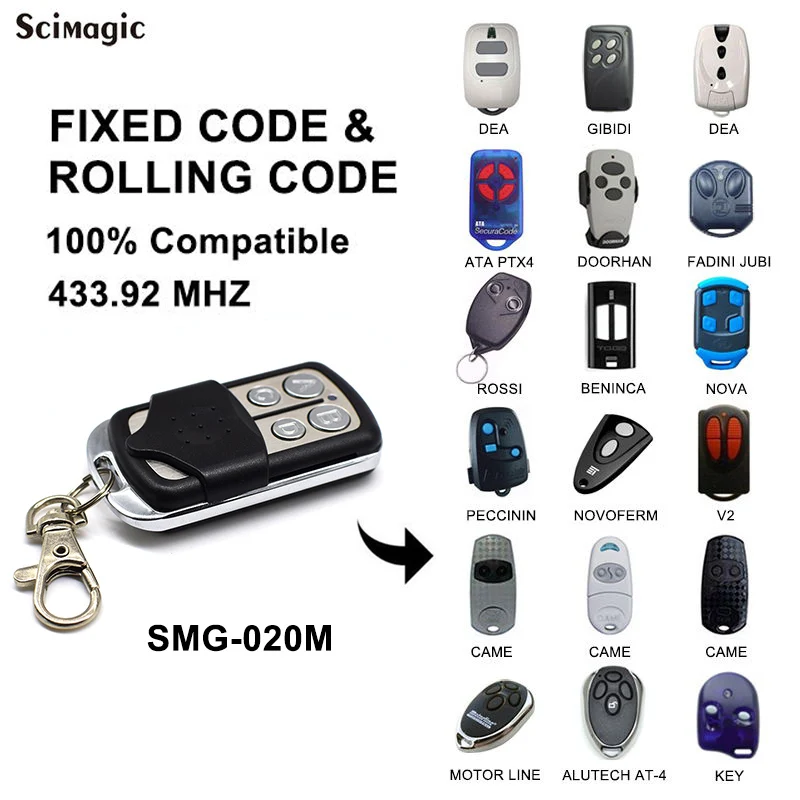 4 Button ECA V2 Garage Gate Remote Key Control Opener Operator Compatible Electronic
4 Button ECA V2 Garage Gate Remote Key Control Opener Operator Compatible Electronic