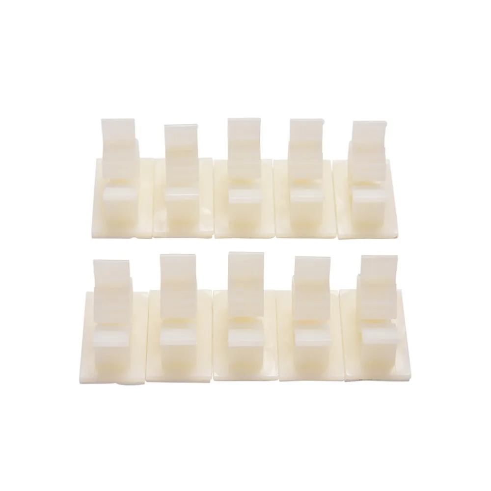 White 13mm Wire Fixed Clip Car Line Clip Self Adhesive Cord Cable Wire Clear Up Clips Holder Clamps Wire Button 10Pcs/lot
White 13mm Wire Fixed Clip Car Line Clip Self Adhesive Cord Cable Wire Clear Up Clips Holder Clamps Wire Button 10Pcs/lot