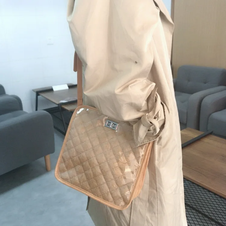 2019 South Korea Dongdaemun New Style INS Super Fire PVC Korean-style Fashion Edge Lattice Bag Oblique Shoulder Shug WOMEN'S Bag
2019 South Korea Dongdaemun New Style INS Super Fire PVC Korean-style Fashion Edge Lattice Bag Oblique Shoulder Shug WOMEN'S Bag
