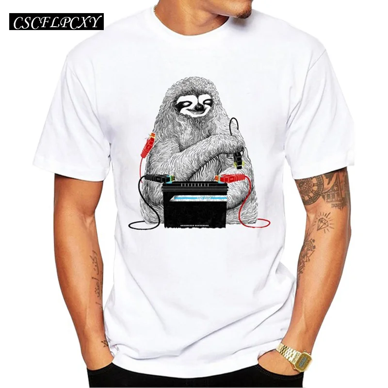 2019 jump start Design Men T-Shirt Hipster Short Sleeve T Shirt Fashion Punk Sloth Printed Tee O-Neck Casual Tops
2019 jump start Design Men T-Shirt Hipster Short Sleeve T Shirt Fashion Punk Sloth Printed Tee O-Neck Casual Tops