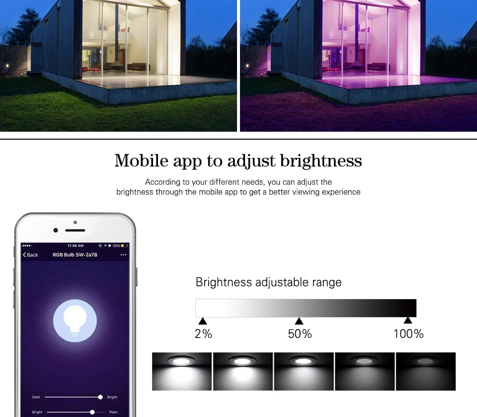 YYXMB LED Down light WiFi Smart life Ceiling Downlight APP RGB Warm Cool Changing Color with 7W 9W Alexa Google Home