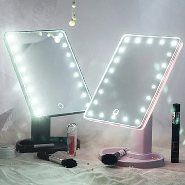 LED Make-up Mirror Makeup Mirror Light Included Desktop Chargeable Dressing Mirror GIRL'S Online Celebrity Portable Mirror Lamp
LED Make-up Mirror Makeup Mirror Light Included Desktop Chargeable Dressing Mirror GIRL'S Online Celebrity Portable Mirror Lamp