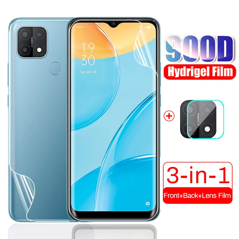 Гидрогелевая пленка для opo a15 oppo a15s a 15 s 15a hd Защитная переднего и заднего экрана