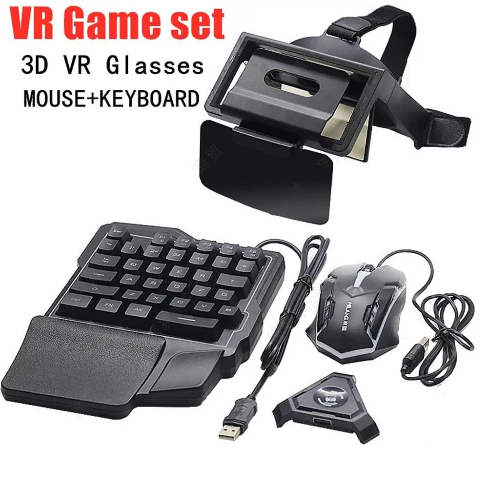 DishyKooker 4-in-1 Game Glasses Set Virtual Reality 3D Mobile Game Artifact VR Converter Universal for IOS/Android Phone
DishyKooker 4-in-1 Game Glasses Set Virtual Reality 3D Mobile Game Artifact VR Converter Universal for IOS/Android Phone