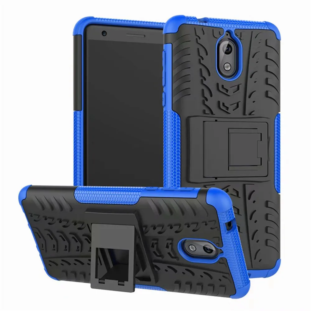 

For Nokia 3.1 Case Heavy Duty Back Cover Stand Holder Armor ShockProof Case For Nokia 3.1 Nokia3.1 TA 1057 1063 Phone Cases