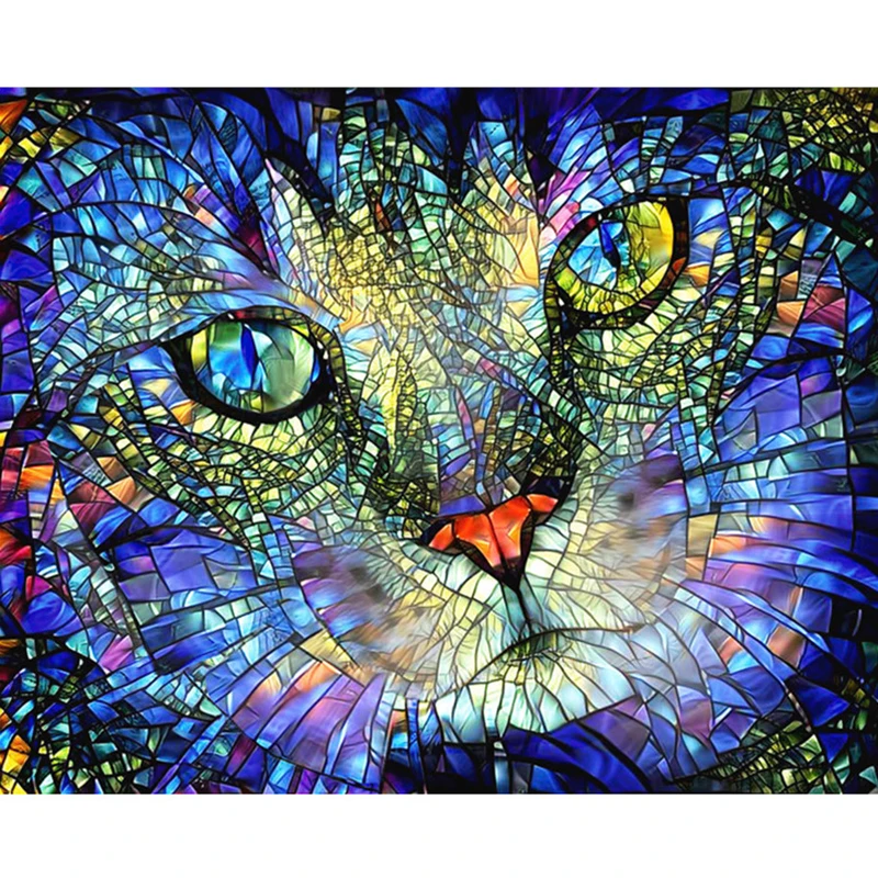 5D DIY HD home decoration spray paint canvas diamond painting glass cat home wall handmade art mosaic painting
5D DIY HD home decoration spray paint canvas diamond painting glass cat home wall handmade art mosaic painting