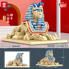 2732pcs World Architecture Egypt Sphinx 3D Model Building Blocks DIY Creative Street View Miniature Bricks Children's Toy Gift
2732pcs World Architecture Egypt Sphinx 3D Model Building Blocks DIY Creative Street View Miniature Bricks Children's Toy Gift