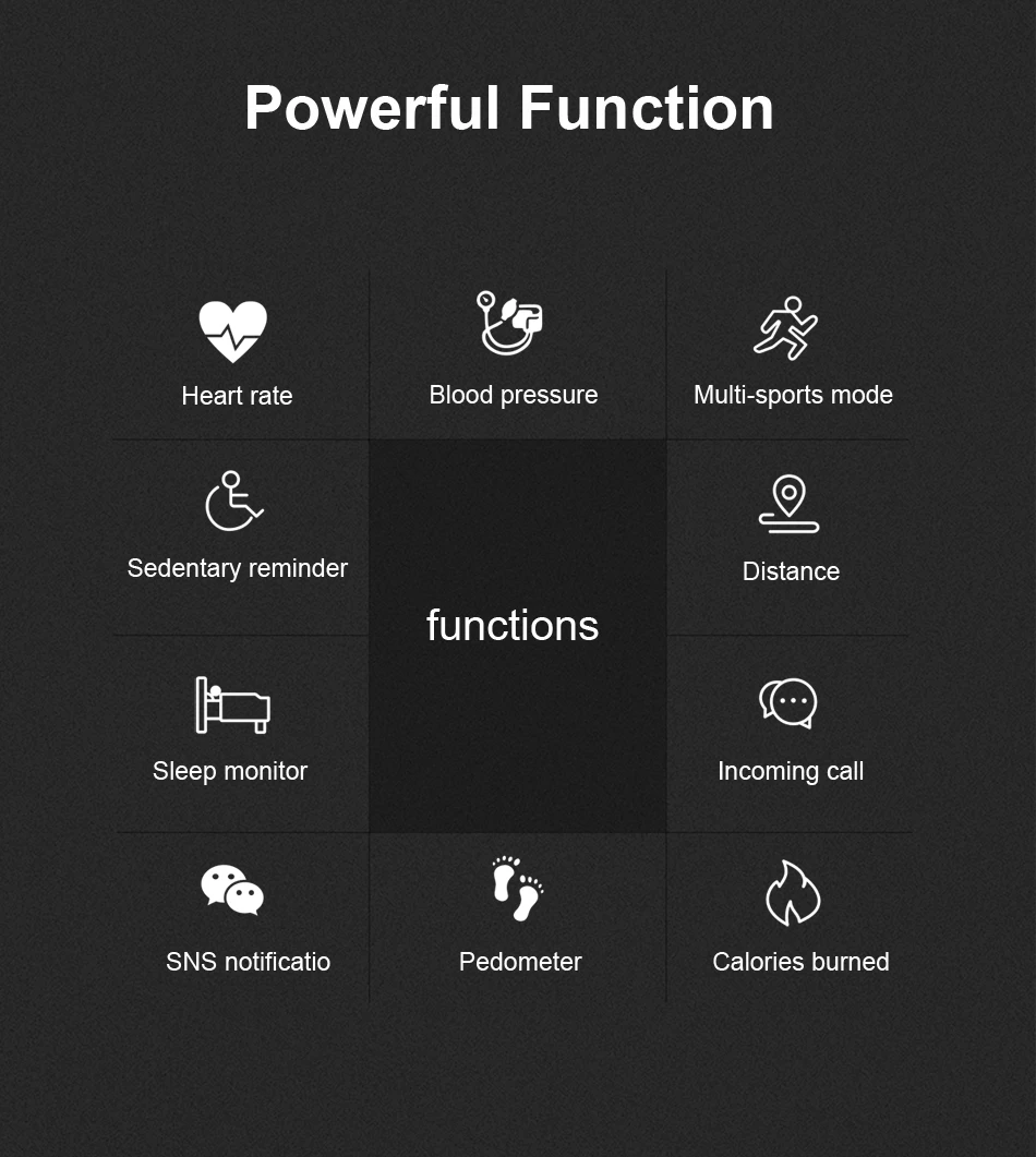 Q28 Smart Watch IP67 Waterproof Wearable Device Bluetooth Pedometer Heart Rate Monitor Men Fashion SmartWatch For AndroidIOS (2)