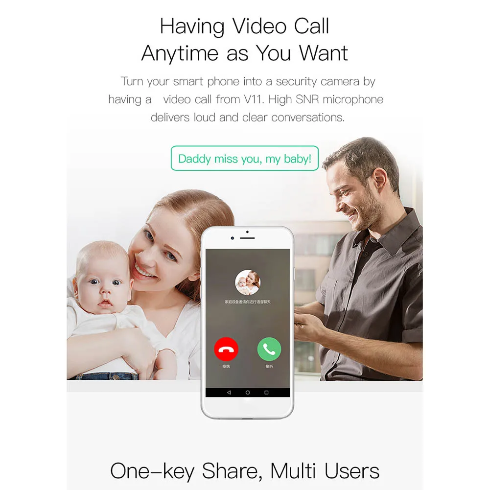 1080P HD Wireless IP Camera Intelligent Auto Tracking Human Home Security Surveillance Network Intelligent Tracking WiFi Camera
1080P HD Wireless IP Camera Intelligent Auto Tracking Human Home Security Surveillance Network Intelligent Tracking WiFi Camera