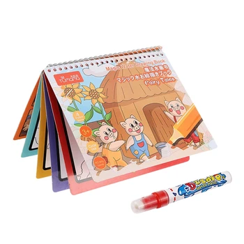 TUMAMA Children's Wisdom Water Picture Book Early Education Open Wisdom Water Picture Board Can Recycle Magic Water Picture Book
TUMAMA Children's Wisdom Water Picture Book Early Education Open Wisdom Water Picture Board Can Recycle Magic Water Picture Book