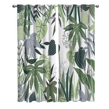 Plant Leaves Fresh Window Curtains Living Room Fabric Drapes Curtain Home Draperies Curtains for Kitchen
Plant Leaves Fresh Window Curtains Living Room Fabric Drapes Curtain Home Draperies Curtains for Kitchen