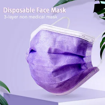 10/50/100pcs Disposable Nonwove 3 Layer Ply Filter Mask Purple Mouth Face Mask Anti-dust Filter Mask
10/50/100pcs Disposable Nonwove 3 Layer Ply Filter Mask Purple Mouth Face Mask Anti-dust Filter Mask