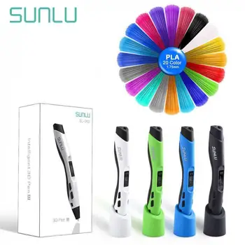 SL-300 3D Printing Pen Suport 1.75mm ABS/PLA 2 Types Filament 3d Drawing Pens With LED Display For Children Creation
SL-300 3D Printing Pen Suport 1.75mm ABS/PLA 2 Types Filament 3d Drawing Pens With LED Display For Children Creation