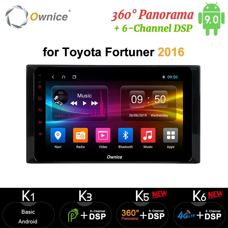 Ownice 8 ядерный автомобильный Радио DVR OBD Android 10 4G 360 панорама DSP SPDIF GPS Navi для Toyota RAV4 Hilux
